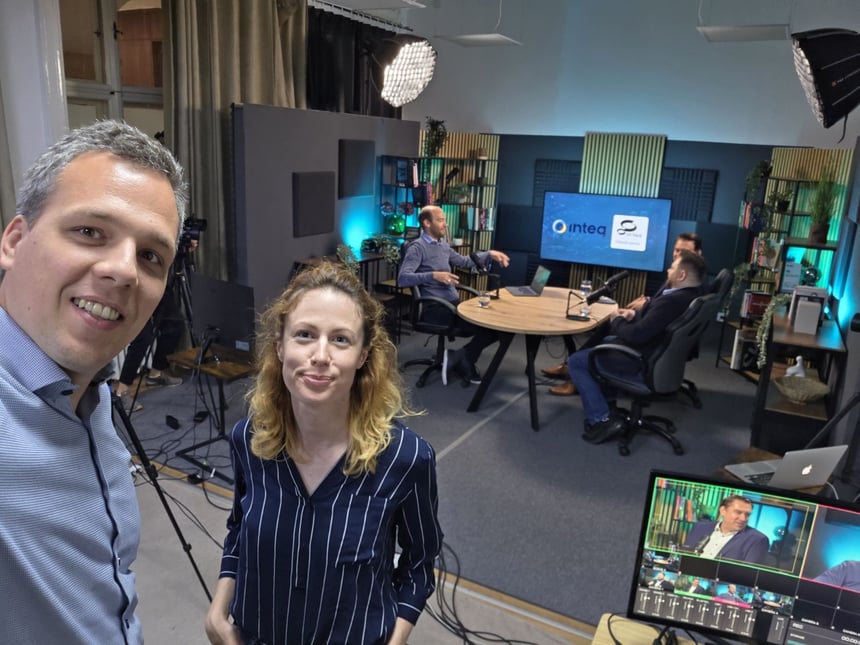 WSI – Go Digital Kft. podcastfelvétel és szakmai beszélgetés a stúdióban
